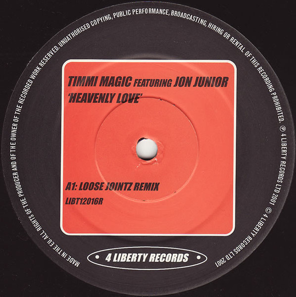 Timmi Magic Featuring John Junior - Heavenly Love | 4 Liberty Records (LIBT12016R)