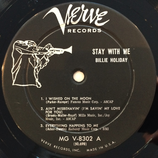 Billie Holiday - Stay With Me | Verve Records (MG V-8302) - 3 Billie Holiday - Stay With Me | Verve Records (MG V-8302) - 3