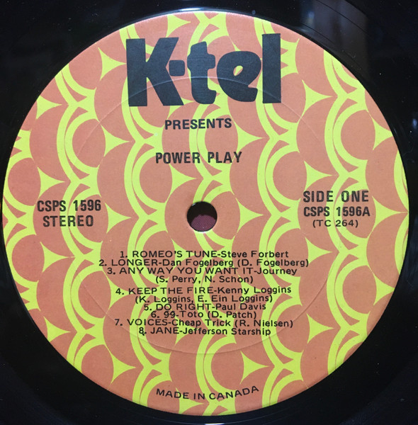Various - Power Play | K-tel (TC 264) - 3