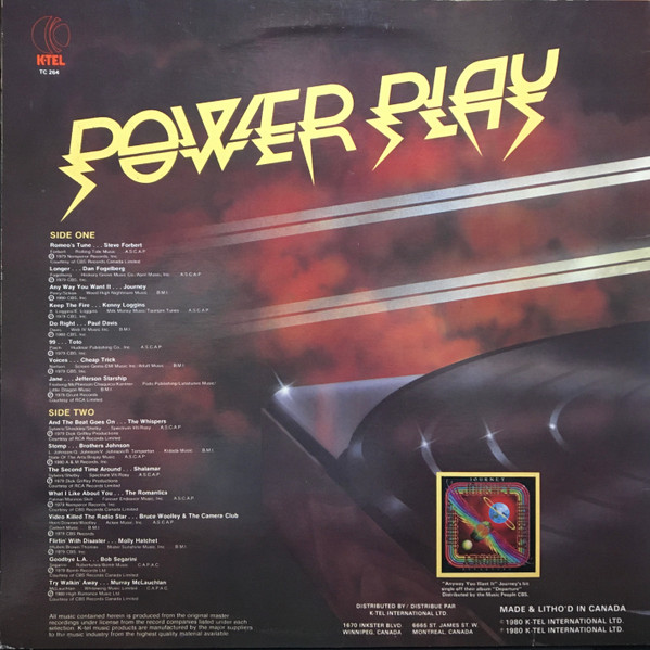 Various - Power Play | K-tel (TC 264) - 2