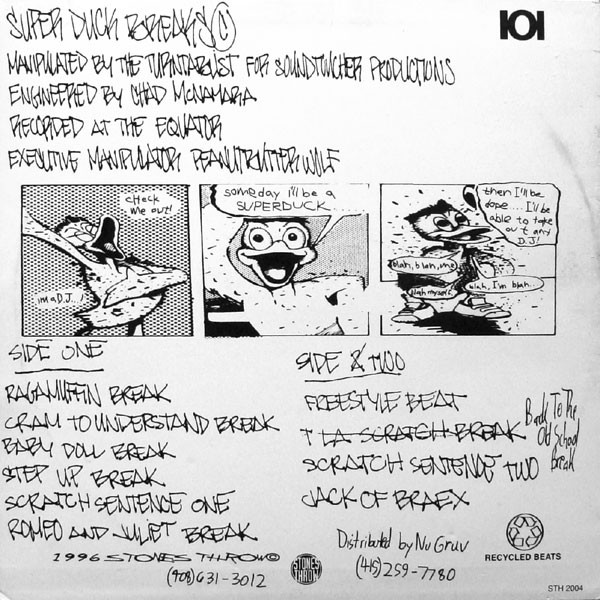The Turntablist - Super Duck Breaks ...The Saga Begins | Stones Throw Records (STH 2004) - 2