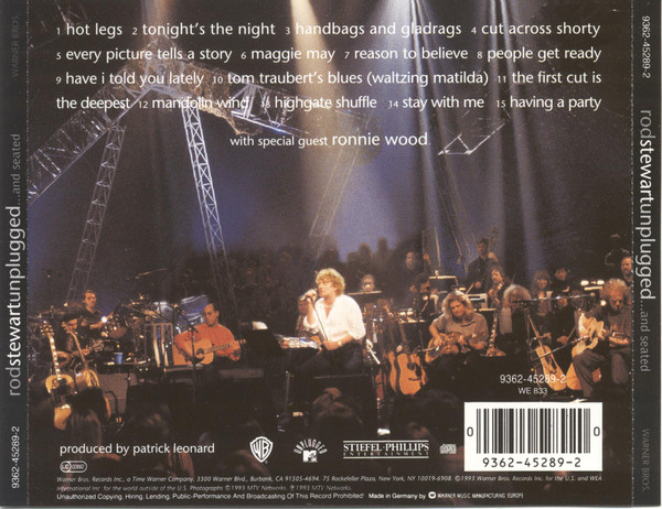 Rod Stewart With Special Guest Ron Wood - Unplugged ...And Seated | Warner Bros. Records (9362-45289-2) - main