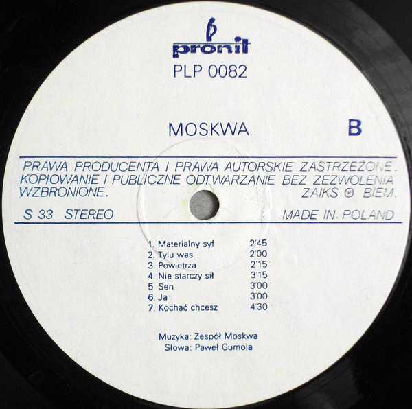 Moskwa - Moskwa | Pronit (PLP 0082) - 4