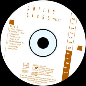 Philip Glass - Glassmasters | Sony Classical (SM3K 62960) - 4