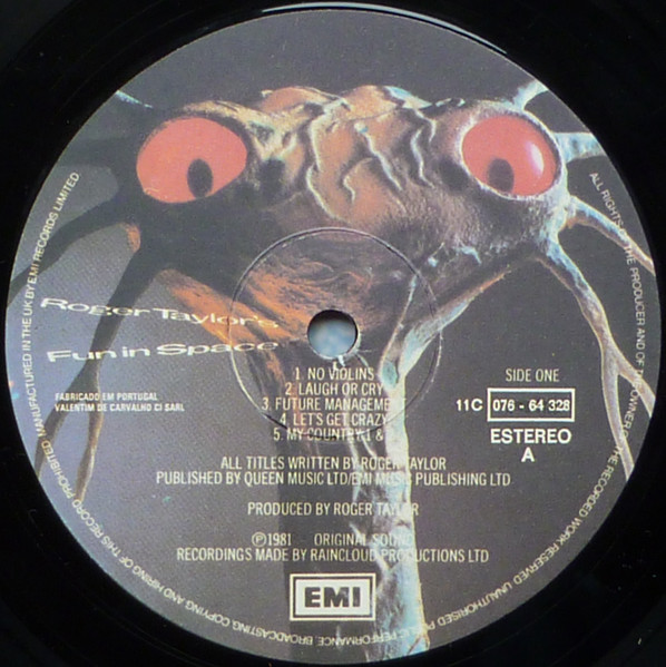 Roger Taylor - Roger Taylor's Fun In Space | EMI (11C 076-64328) - 3