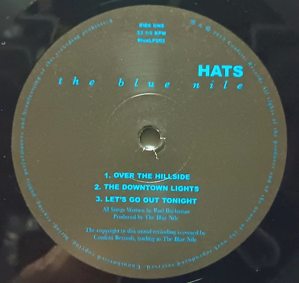 The Blue Nile - Hats | Confetti Records (BlueLP002) - 3 The Blue Nile - Hats | Confetti Records (BlueLP002) - 3