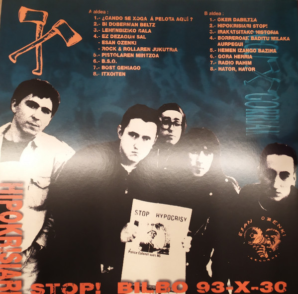 Negu Gorriak - Hipokrisiari Stop! (Bilbo 93-X-30) | Esan Ozenki (EO-045/LP) - 2 Negu Gorriak - Hipokrisiari Stop! (Bilbo 93-X-30) | Esan Ozenki (EO-045/LP) - 2