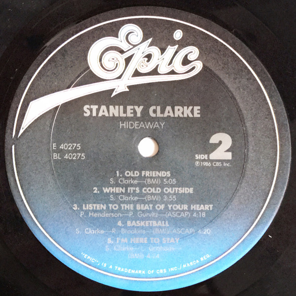Stanley Clarke - Hideaway | Epic (FE 40275) - 4 Stanley Clarke - Hideaway | Epic (FE 40275) - 4