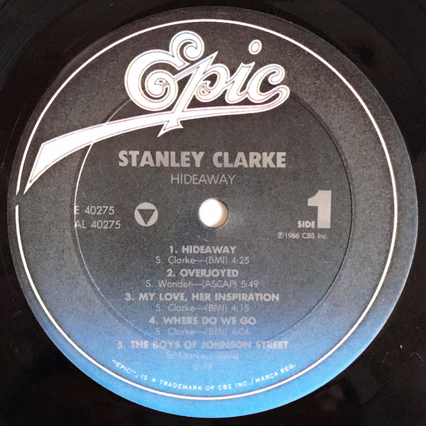 Stanley Clarke - Hideaway | Epic (FE 40275) - 3 Stanley Clarke - Hideaway | Epic (FE 40275) - 3