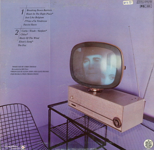 Elton John - The Fox | The Rocket Record Company (6302 106) - 2