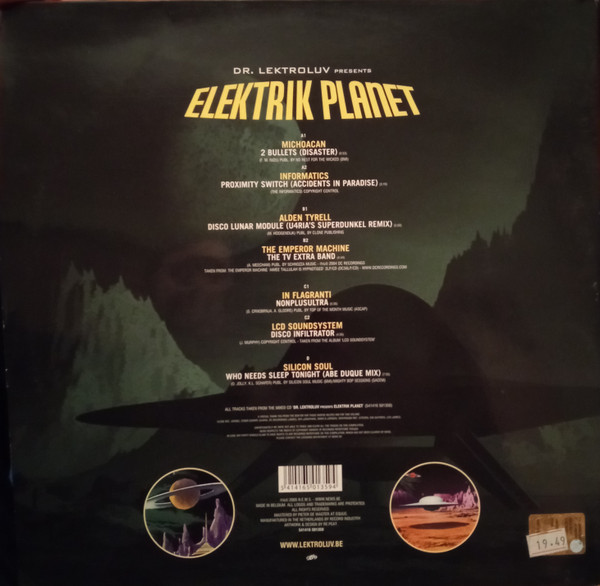 Various - Dr. Lektroluv Presents Elektrik Planet | 541 (541416 501359) - 2 Various - Dr. Lektroluv Presents Elektrik Planet | 541 (541416 501359) - 2