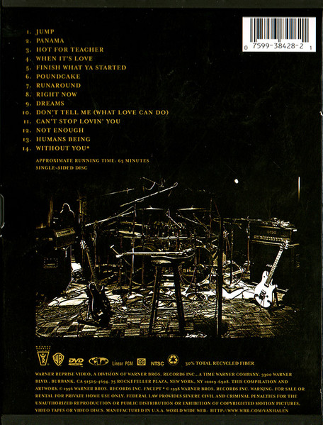 Van Halen - Video Hits Volume 1 | Warner Reprise Video (38428-2) - 2