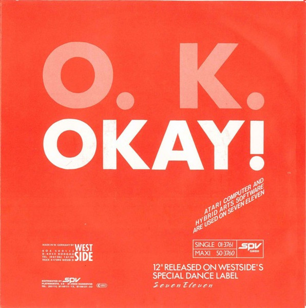O.K. - Okay! (Mixed Media Edit) | Westside Music (SPV 01-3761) - 2 O.K. - Okay! (Mixed Media Edit) | Westside Music (SPV 01-3761) - 2