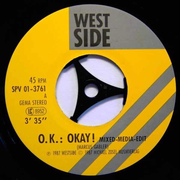 O.K. - Okay! (Mixed Media Edit) | Westside Music (SPV 01-3761) - 3 O.K. - Okay! (Mixed Media Edit) | Westside Music (SPV 01-3761) - 3