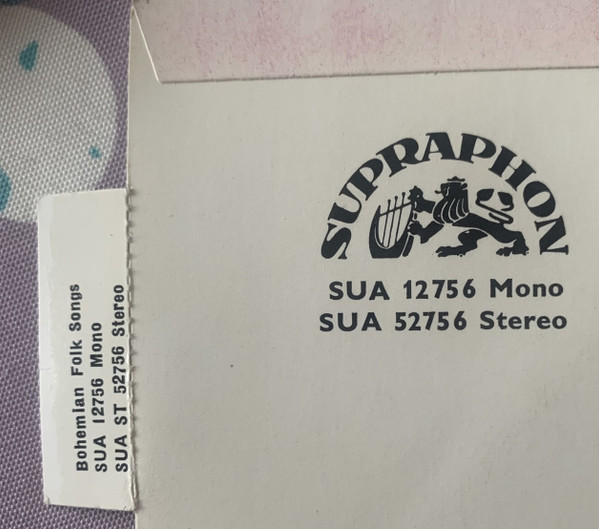 Various - Bohemian Folk Songs | Supraphon (SUA 12756) - 4