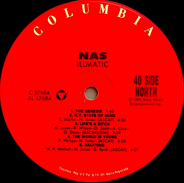 Nas - Illmatic | Columbia (C 57684) - 3 Nas - Illmatic | Columbia (C 57684) - 3