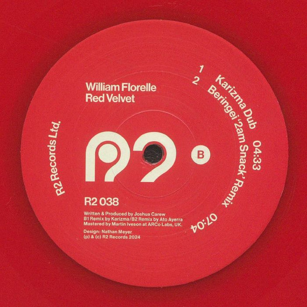 William Florelle - Red Velvet | R2 Records (R2 038) - 2 William Florelle - Red Velvet | R2 Records (R2 038) - 2
