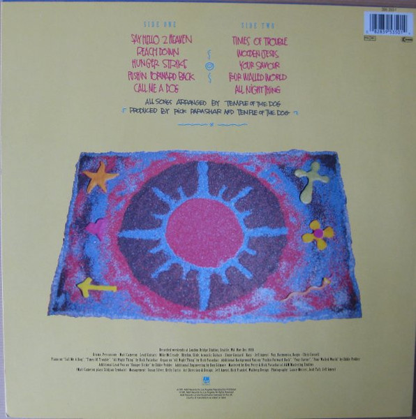 Temple Of The Dog - Temple Of The Dog | A&M Records (395 350-1) - 2