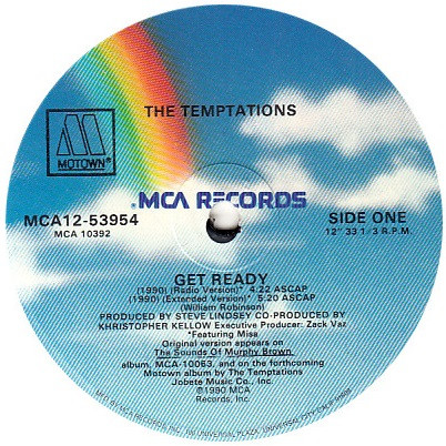 The Temptations - Get Ready | MCA Records (MCA 12-53954) - 3
