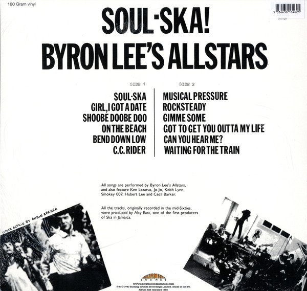 Byron Lee's Allstars - Soul-Ska! | Burning Sounds (BSRLP934R) - 2