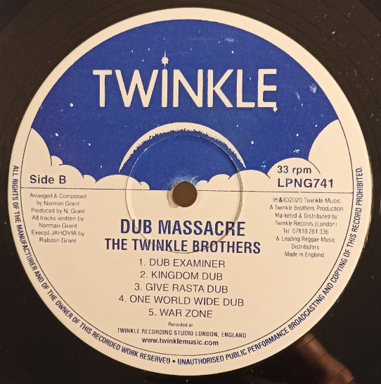 Twinkle Brothers - Dub Massacre - Inna Murder Style | Twinkle Music (NG 741) - 3 Twinkle Brothers - Dub Massacre - Inna Murder Style | Twinkle Music (NG 741) - 3
