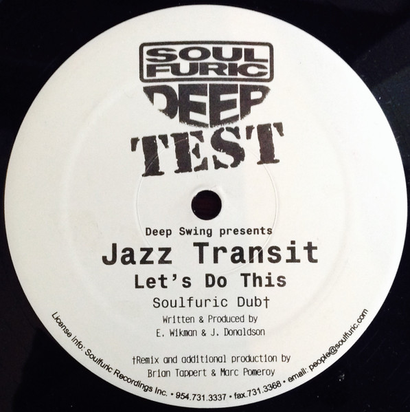 Deep Swing Presents Jazz Transit - Let's Do This | Soulfuric Deep (SFD-0007) - 2 Deep Swing Presents Jazz Transit - Let's Do This | Soulfuric Deep (SFD-0007) - 2