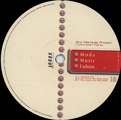 Alvy Marquez Project - Colombian Party | M.O.D.A. - Music Fashion (MD 068) - 2
