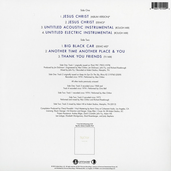 Big Star - Jesus Christ 10" | Omnivore Recordings (OVS10-153) - 2 Big Star - Jesus Christ 10" | Omnivore Recordings (OVS10-153) - 2