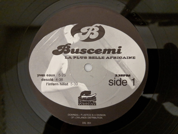 Buscemi - La Plus Belle Africaine | Downsall Plastics (DSL 004) - 3