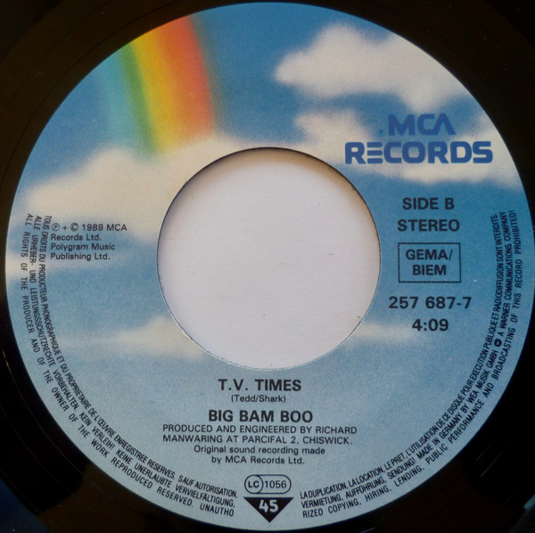 Big Bam Boo - Shooting From My Heart | MCA Records (257 687-7) - 4