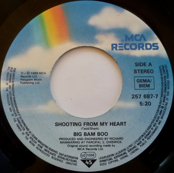 Big Bam Boo - Shooting From My Heart | MCA Records (257 687-7) - 3