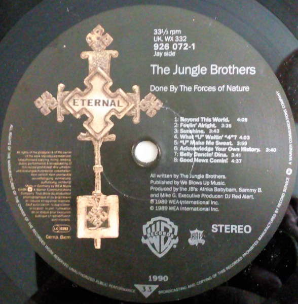Jungle Brothers - Done By The Forces Of Nature | Warner Bros. Records (926 072-1) - 3 Jungle Brothers - Done By The Forces Of Nature | Warner Bros. Records (926 072-1) - 3