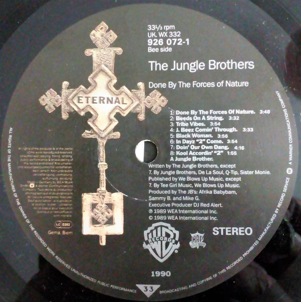 Jungle Brothers - Done By The Forces Of Nature | Warner Bros. Records (926 072-1) - 4 Jungle Brothers - Done By The Forces Of Nature | Warner Bros. Records (926 072-1) - 4
