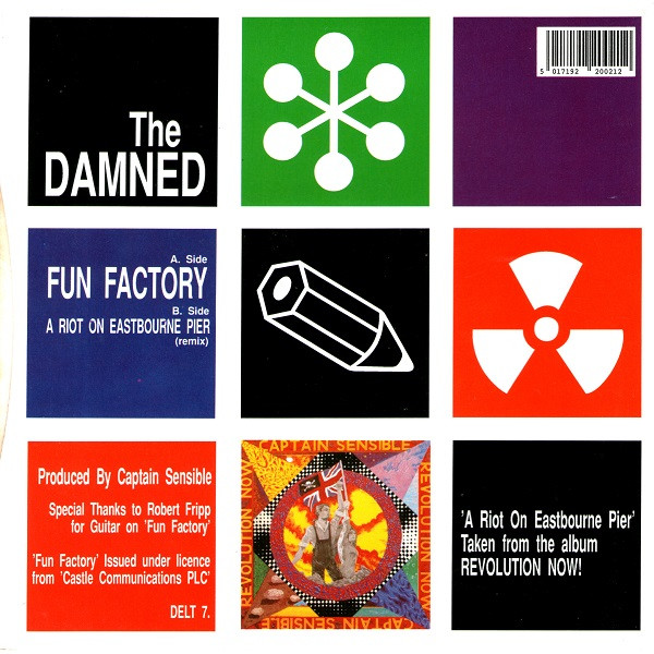 The Damned - Fun Factory 7" | Deltic Records (DELT 7) - 2