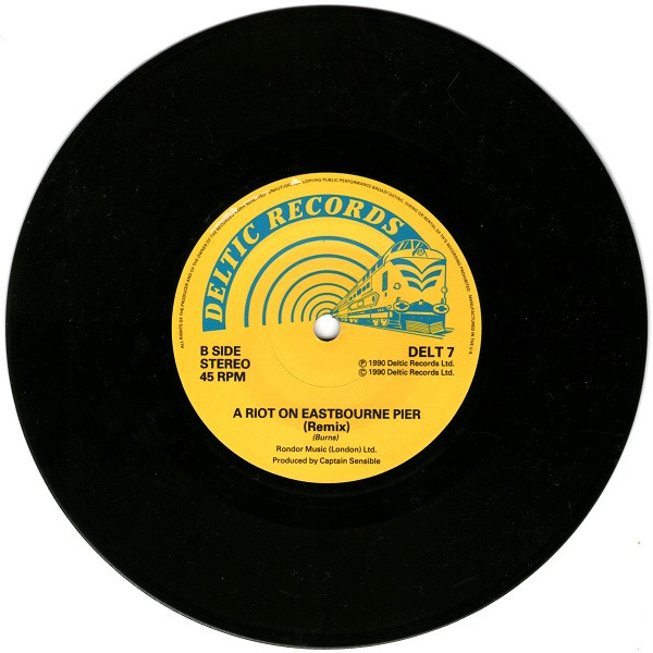The Damned - Fun Factory 7" | Deltic Records (DELT 7) - 4