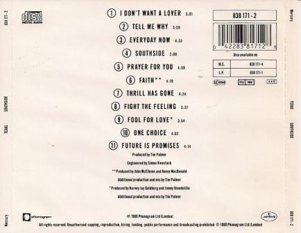 Texas - Southside | Mercury (838 171-2) - 2