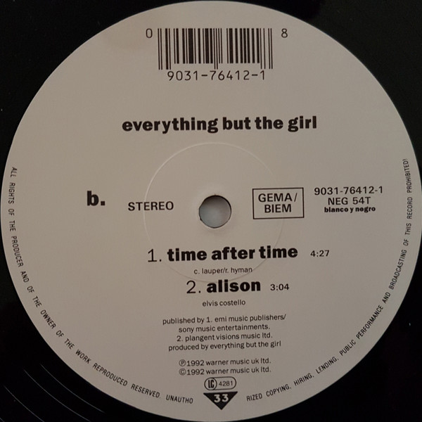 Everything But The Girl - Covers E.P. | Blanco Y Negro (NEG 54T) - 4 Everything But The Girl - Covers E.P. | Blanco Y Negro (NEG 54T) - 4