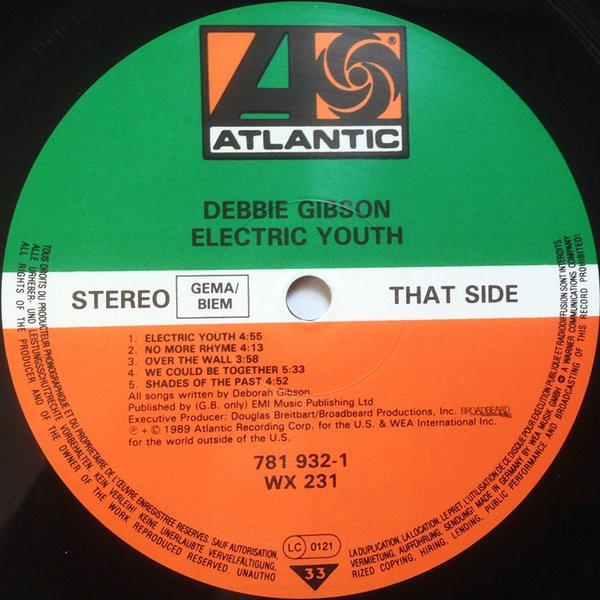Debbie Gibson - Electric Youth | Atlantic (781 932-1) - 4