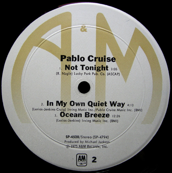 Pablo Cruise - Pablo Cruise | A&M Records (SP-4528) - 4 Pablo Cruise - Pablo Cruise | A&M Records (SP-4528) - 4