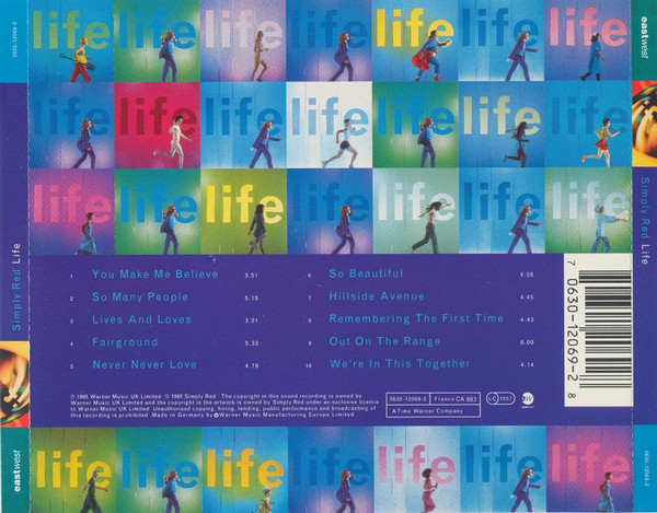 Simply Red - Life | EastWest (0630-12069-2) - 2