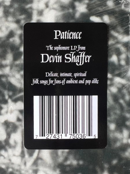 Devin Shaffer - Patience | American Dreams Records (87ADR) - 3 Devin Shaffer - Patience | American Dreams Records (87ADR) - 3