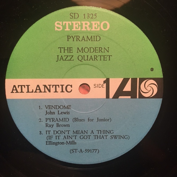 The Modern Jazz Quartet - Pyramid | Atlantic (1325) - 3