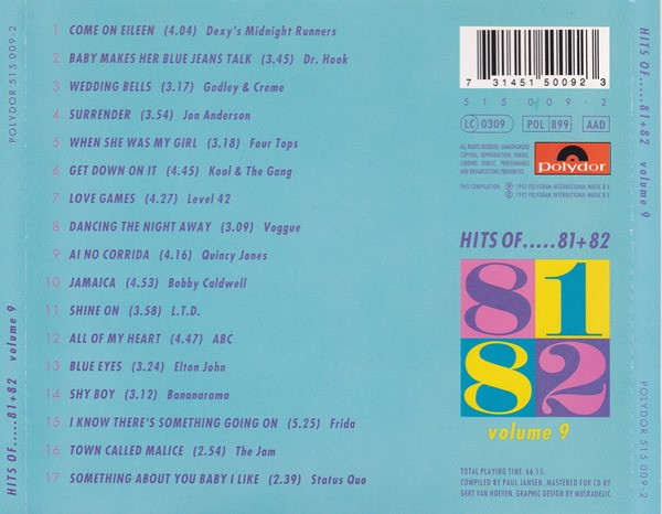 Various - Hits Of..... 81 + 82 | Polydor (515 009-2) - 2