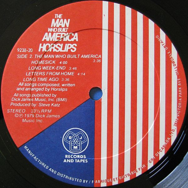 Horslips - The Man Who Built America | DJM Records (9238-20) - 4 Horslips - The Man Who Built America | DJM Records (9238-20) - 4