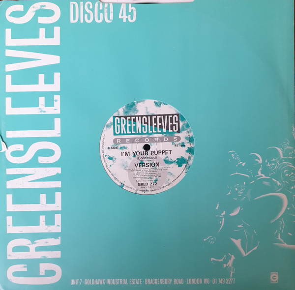 Sanchez & Cynthia Schloss - I'm Your Puppet | Greensleeves Records (GRED 272) - 4