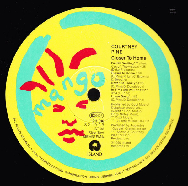 Courtney Pine - Closer To Home | Mango (211 010) - 4 Courtney Pine - Closer To Home | Mango (211 010) - 4