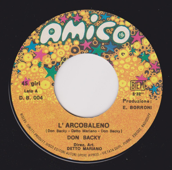 Don Backy - Frasi D'Amore | Amico (DB 004) - 4