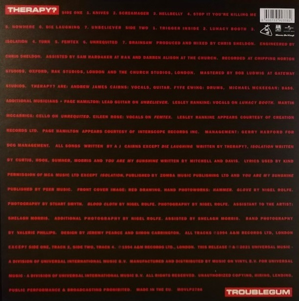Therapy? - Troublegum | Music On Vinyl (MOVLP2786) - 2