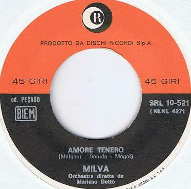 Milva - Un Sorriso | Ricordi (SRL 10-521) - 4