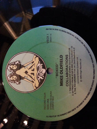 Mike Oldfield - Collaborations | Virgin (VBOX1) - 2 Mike Oldfield - Collaborations | Virgin (VBOX1) - 2